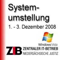 Am 1. Dezember 2008 erfolgt ein IT-Systemumstellung beim Landgericht Verden